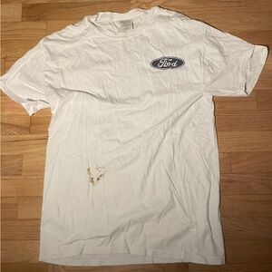 Ford White Short Sleeve Men's Tee